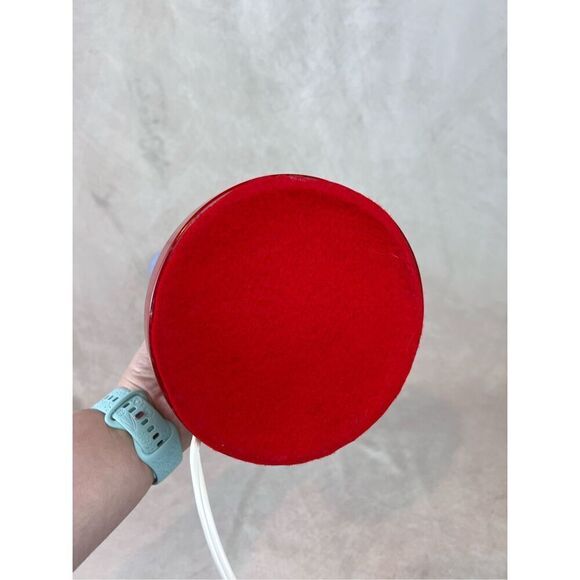 Vintage Red Metal Swing Arm Table Lamp 1980s 1990s - Picture 9 of 10